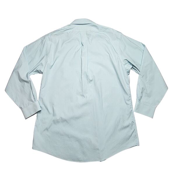 Brooks Brothers Regent Button Down Shirt Green Blue Checker Cotton 16-32 Large - Picture 3 of 8